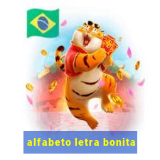 alfabeto letra bonita